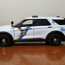 Custom 1/24th scale Philadelphia, Pennsylvania Police 2022 Ford Police Interceptor Utility