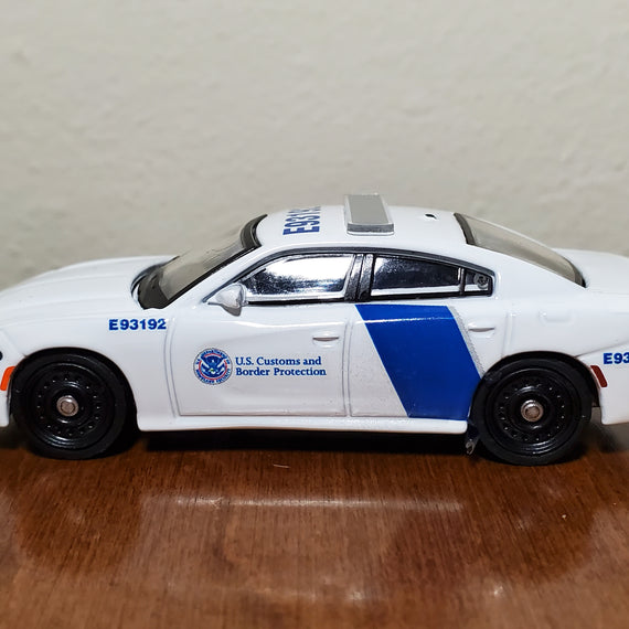 Custom 1/64th scale United States Customs and Border Protection 2022 Dodge Charger Pursuit