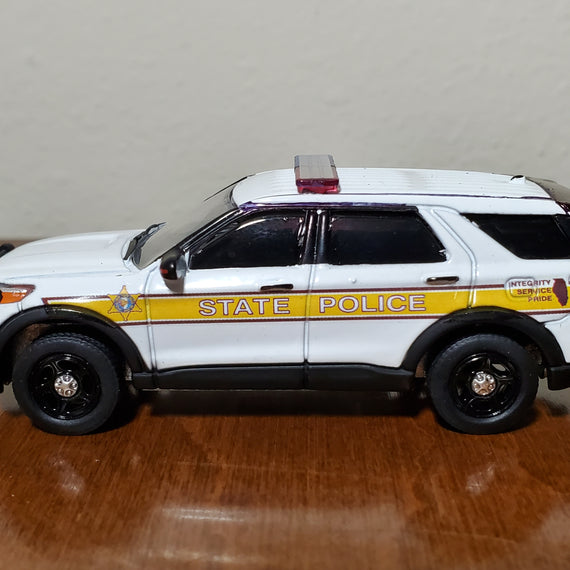 Custom 1/64th scale Illinois State Police 2022 Ford Police Interceptor Utility