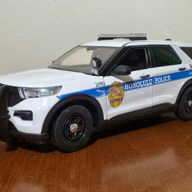 Custom 1/24th scale Honolulu, Hawaii Police 2022 Ford Police Interceptor Utility