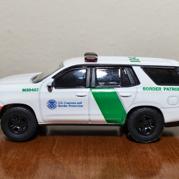 Custom 1/64th scale United States Border Patrol 2022 Chevrolet Tahoe PPV