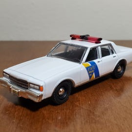 Custom 1/64th scale New Jersey State Police 1980s Chevrolet Caprice