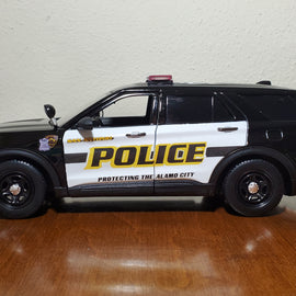 Custom 1/24th scale San Antonio, Texas Police 2022 Ford Police Interceptor Utility