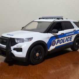 Custom 1/24th scale Orlando, Florida Police 2022 Ford Police Interceptor Utility