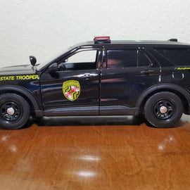 Custom 1/24th scale Maryland State Police 2022 Ford Police Interceptor Utility