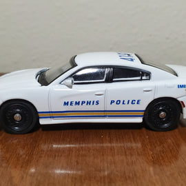 Custom 1/64th scale Memphis, Tennessee Police 2022 Dodge Charger Pursuit slicktop