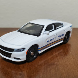 Custom 1/64th scale Memphis, Tennessee Police 2022 Dodge Charger Pursuit slicktop