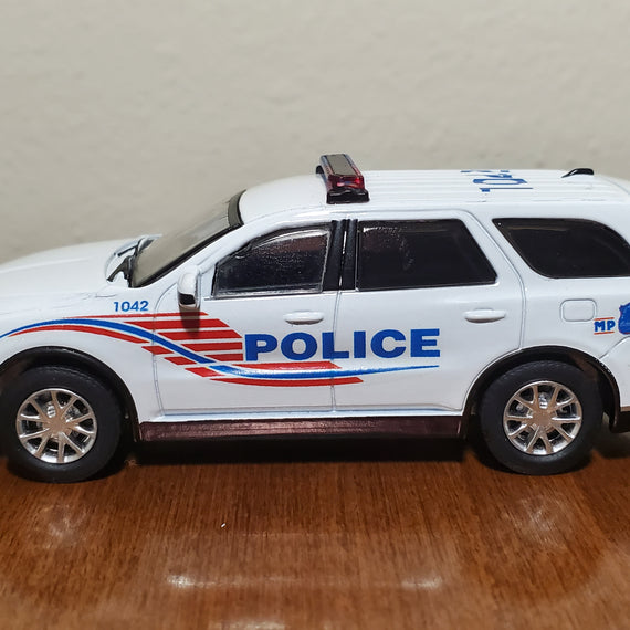 Custom 1/64th scale Washington, DC Metro Police 2022 Dodge Durango Pursuit
