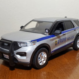 Custom 1/24th scale Virginia State Police 2022 Ford Police Interceptor Utility diecast model