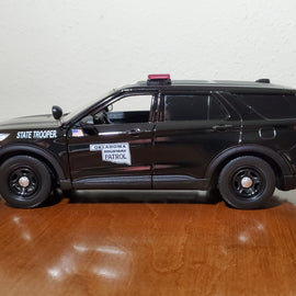 Custom 1/24th scale Oklahoma Highway Patrol 2022 Ford Police Interceptor Utility