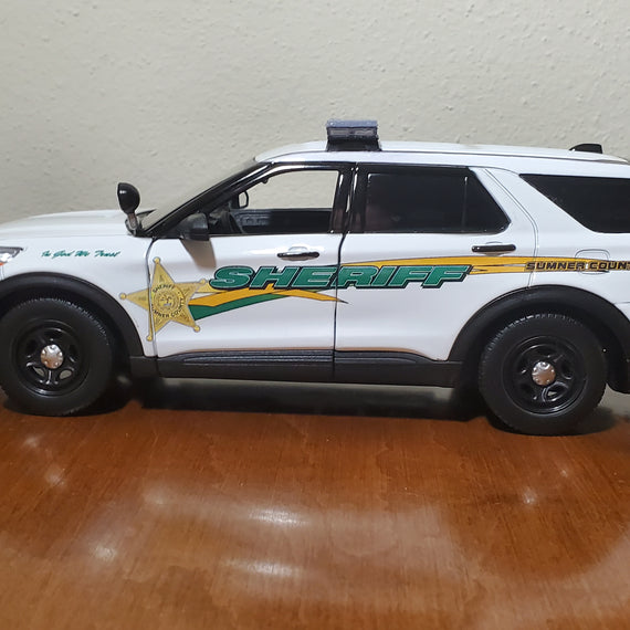 Custom 1/24th scale Sumner County, Tennessee Sheriff 2022 Ford Police Interceptor Utility