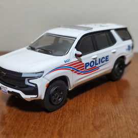 Custom 1/64th scale Washington, DC Metro Police 2022 Chevrolet Tahoe Police Pursuit Vehicle