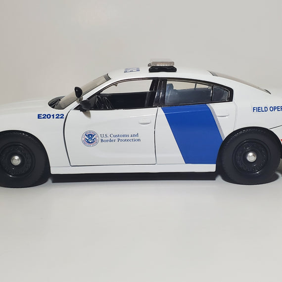 Custom 1/24th scale United States Customs and Border Protection 2023 Dodge Charger