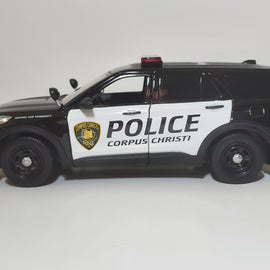 Custom 1/24th scale Corpus Christi, Texas Police 2022 Ford Police Interceptor Utility