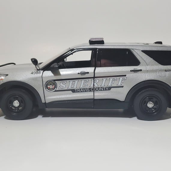 Custom 1/24th scale Travis County, Texas Sheriff 2022 Ford Police Interceptor Utility