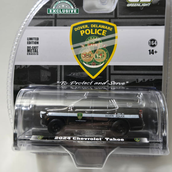 #30549 - 1/64th scale Dover, Delaware Police 2024 Chevrolet Tahoe - 100th Anniversary of Dover Police  ***HOBBY EXCLUSIVE***