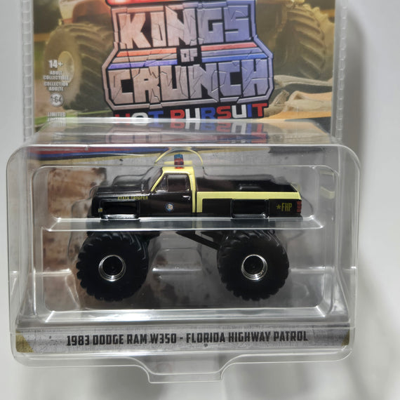 #49170-C - 1/64th scale Florida Highway Patrol 1983 Dodge Ram W350 Monster Truck