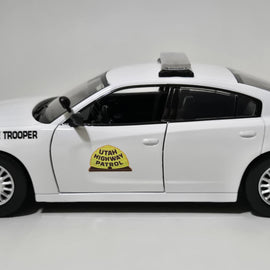 Custom 1/24th scale Utah Highway Patrol 2023 Dodge Charger Pursuit diecast car
