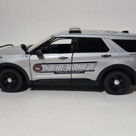 Custom 1/24th scale Travis County, Texas Sheriff 2022 Ford Police Interceptor Utility