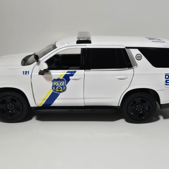 Custom 1/24th scale Philadelphia, Pennsylvania Police 2025 Chevrolet Tahoe diecast model