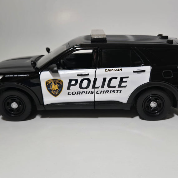 Custom 1/24th scale Corpus Christi, Texas Police 2022 Ford Police Interceptor Utility
