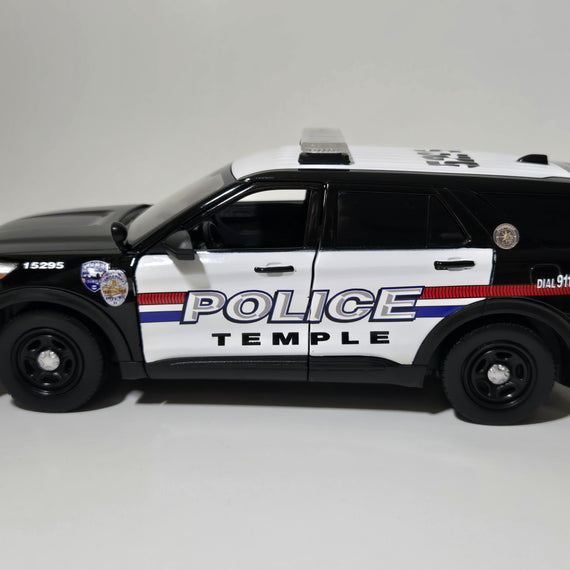 Custom 1/24th scale Temple, Texas Police 2022 Ford Police Interceptor Utility