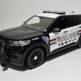 Custom 1/24th scale Temple, Texas Police 2022 Ford Police Interceptor Utility