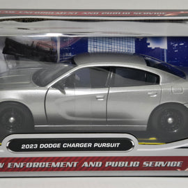 1/24th scale blank silver 2023 Dodge Charger Pursuit