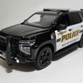 Custom 1/24th scale San Antonio, Texas Police 2025 Chevrolet Tahoe PPV diecast model