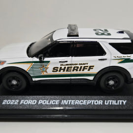 Custom 1/43rd scale Hillsborough County, Florida Sheriff 2022 Ford Police Interceptor Utility