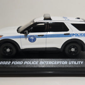 Custom 1/43rd scale Miami, Florida Police 2022 Ford Police Interceptor Utility