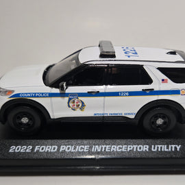 Custom 1/43rd scale Baltimore County, Maryland Police 2022 Ford Police Interceptor Utility