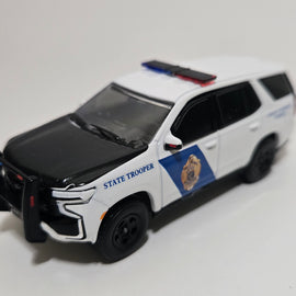 Custom 1/64th scale Alaska State Troopers 2022 Chevrolet Tahoe Police Pursuit Vehicle