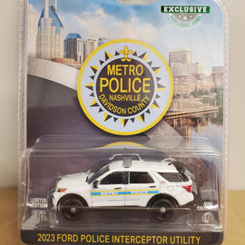 #30514 - 1/64th scale Metropolitan Nashville, Tennessee Police 2023 Ford Police Interceptor Utility  ***HOBBY EXCLUSIVE***