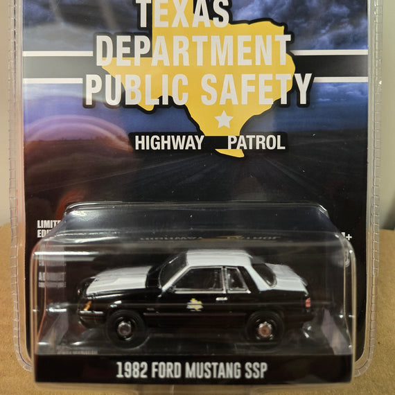 #30542 - 1/64th scale Texas Department of Public Safety 1982 Ford Mustang SSP  ***HOBBY EXCLUSIVE***