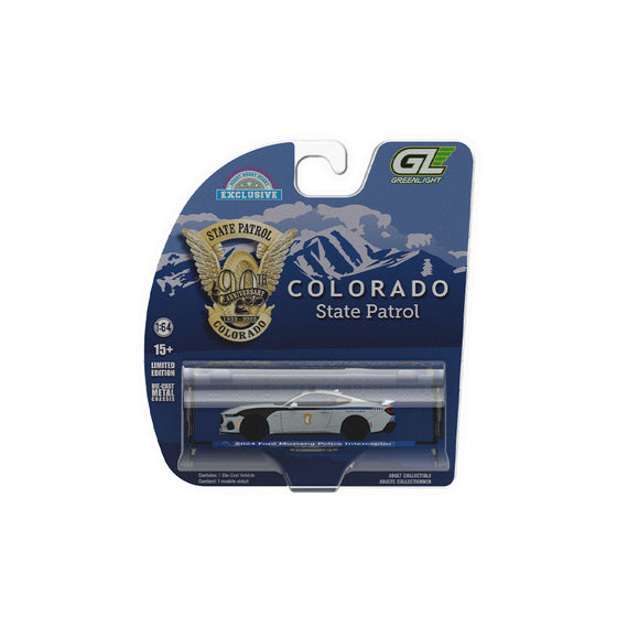 #30568 - 1/64th scale Colorado State Patrol 2024 Ford Mustang Police Interceptor  ***HOBBY EXCLUSIVE***