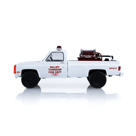 #30579 - 1/64th scale Valley Township Fire Department, Danville, Pennsylvania 1983 Chevrolet K20 Custom Deluxe 4x4 Brush Truck (Heavy Chevy)  ***HOBBY EXCLUSIVE***