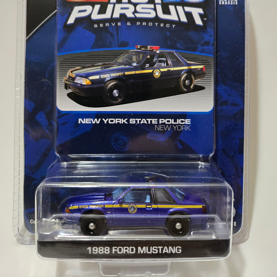 #42650-A - 1/64th scale New York State Police 1988 Ford Mustang