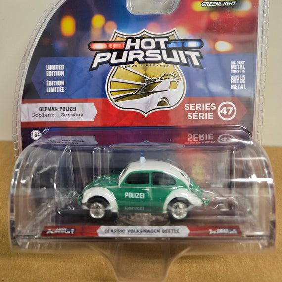 #43050-A - 1/64th scale Koblenz, Germany Polizei Classic Volkswagen Beetle