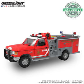 #30580 - 1/64th scale Heroico Cuerpo de Bomberos, Distrito Federal, Mexico (Mexico City) 1990 Ford F-350 Mini Pumper Fire Truck