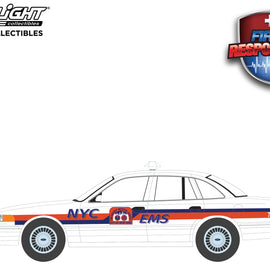 #67060-C - 1/64th scale NYC EMS (City of New York Emergency Medical Service 1994 Ford Crown Victoria