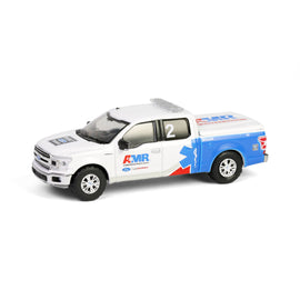 #67060-F - 1/64th scale American Medical Response (AMR) Safety Team 2020 Ford F-150 XLT Pickup Truck