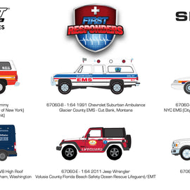 #67060 - 1/64th scale First Responders Series 2 6-Vehicle Set