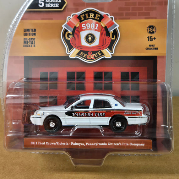 #67070-A - 1/64th scale Palmyra, Pennsylvania Fire Department 2011 Ford Crown Victoria