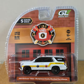 #67070-D - 1/64th scale Bethesda-Chevy Chase, Maryland Fire Department Rescue Squad 2024 Chevrolet Tahoe