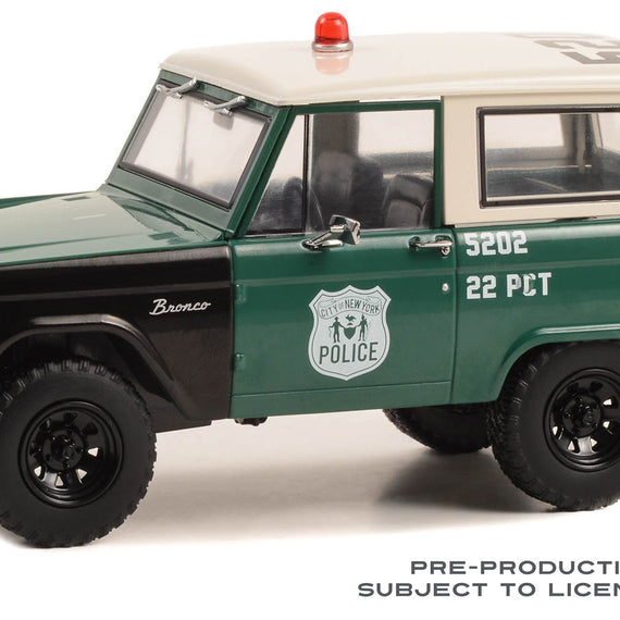 #85581 - 1/24th scale NYPD 1967 Ford Bronco – Conroy's Cruisers