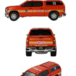 #67070-E - 1/64th scale FDNY 2023 Chevrolet Silverado Pickup Truck