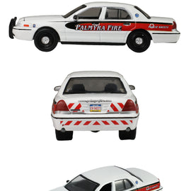 #67070-A - 1/64th scale Palmyra, Pennsylvania Fire Department 2011 Ford Crown Victoria