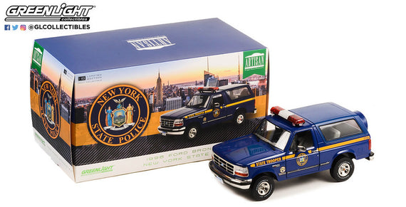 #19121 - 1/18th scale New York State Police 1996 Ford Bronco XLT