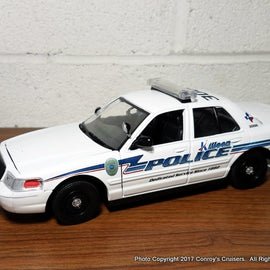 Custom 1/24th scale Killeen, Texas Police Ford Crown Victoria Police Interceptor diecast car